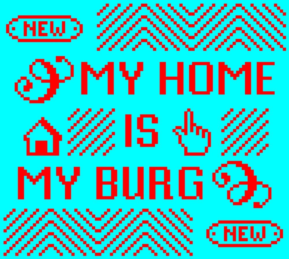 Amelie Goldfuss: My Home is my Burg (2021). Digitale Grafik. Foto: Amelie Goldfuss.
